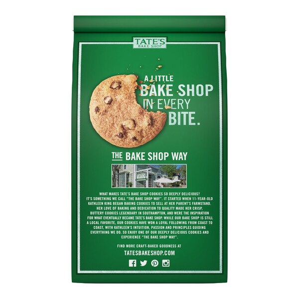 Tate's Bake Shop, Crispy Thin Chocolate Chip Cookies, 7 oz