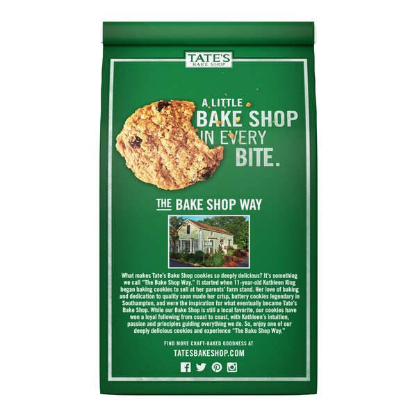 Tate's Bake Shop Oatmeal Raisin Cookies, 7 oz