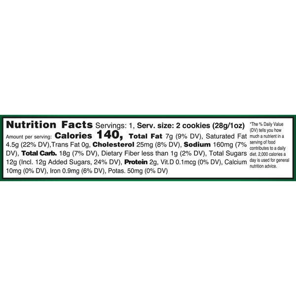 Tate's Bake Shop Chocolate Chip Cookies Snack Pack, 2 ct, 1 oz