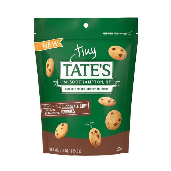Tates Tiny Cookies, Chocolate Chip, 6 ct, 5.5 oz