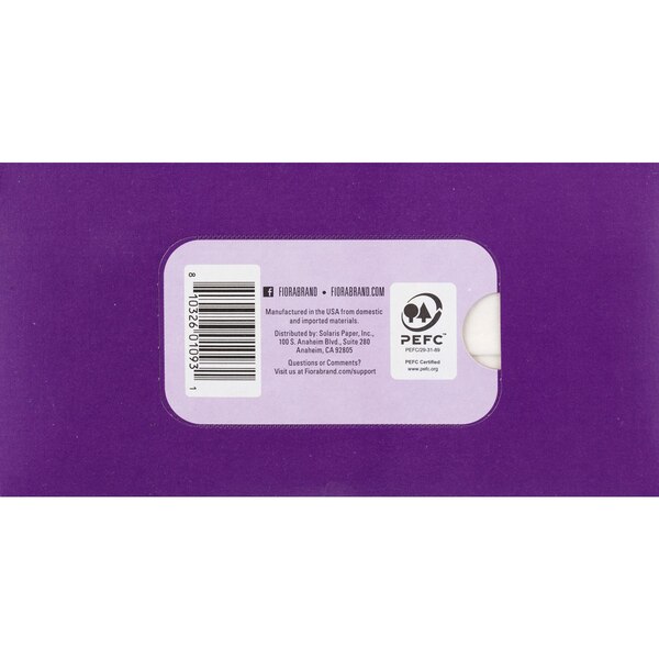 Fiora White Facial Tissue, 136 S