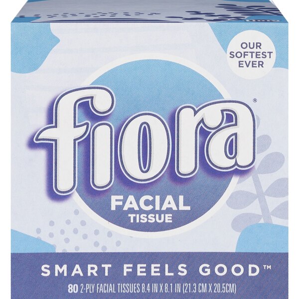 Fiora Cube Facial Tissue, 2-Ply, 86 CT