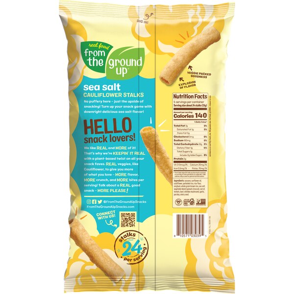 From the Ground Up Cheddar Cauliflower Stalks, 4 oz
