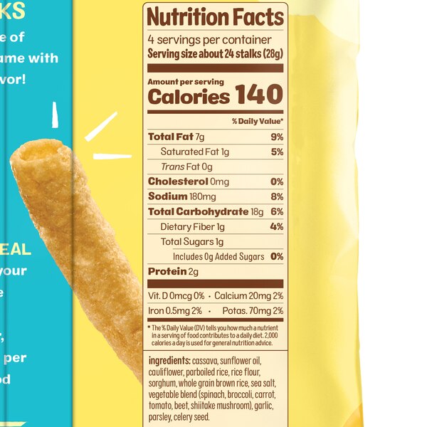 From the Ground Up Cheddar Cauliflower Stalks, 4 oz