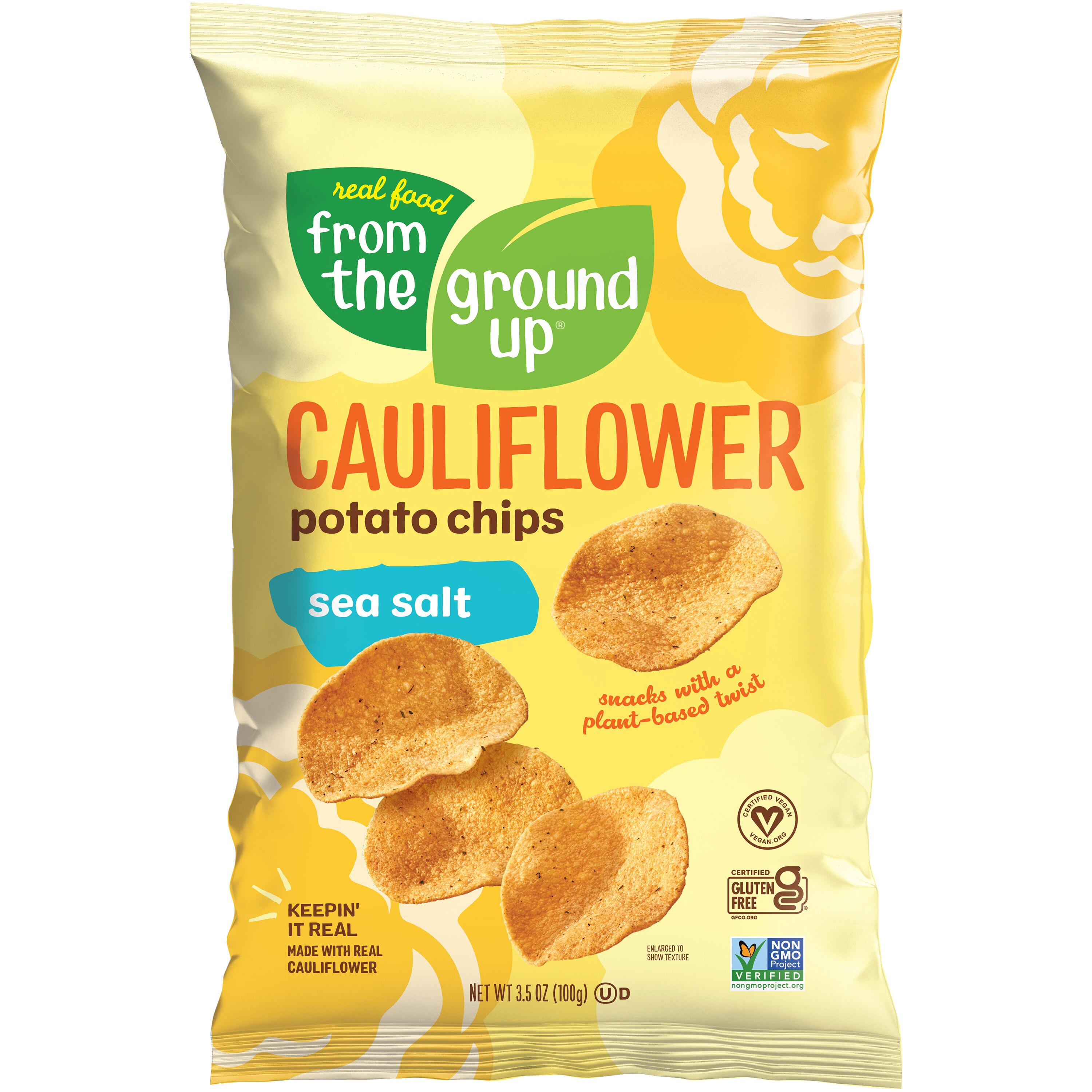 From the Ground Up Cauliflower Chips, 4 OZ