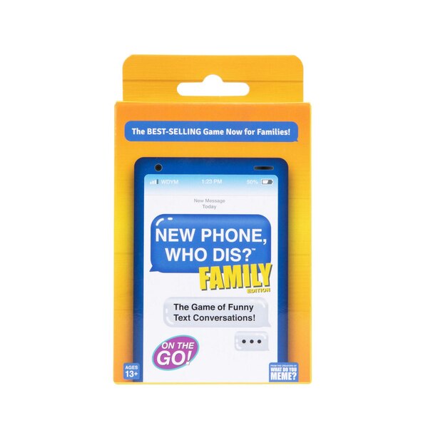 New Phone, Who Dis? Family Travel Edition Game