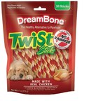 DreamBone Rawhide-Free Twist Stix, Vegetable & Chicken, 50 ct, thumbnail image