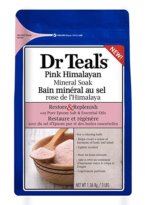 Dr Teal's - Tratamiento mineral con sal del Himalaya, 48 oz