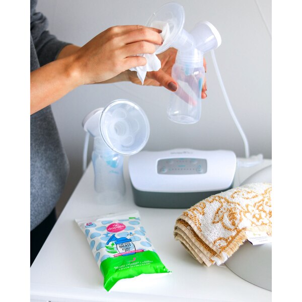Dapple Baby Breast Pump Cleaning Wipes, 25 CT