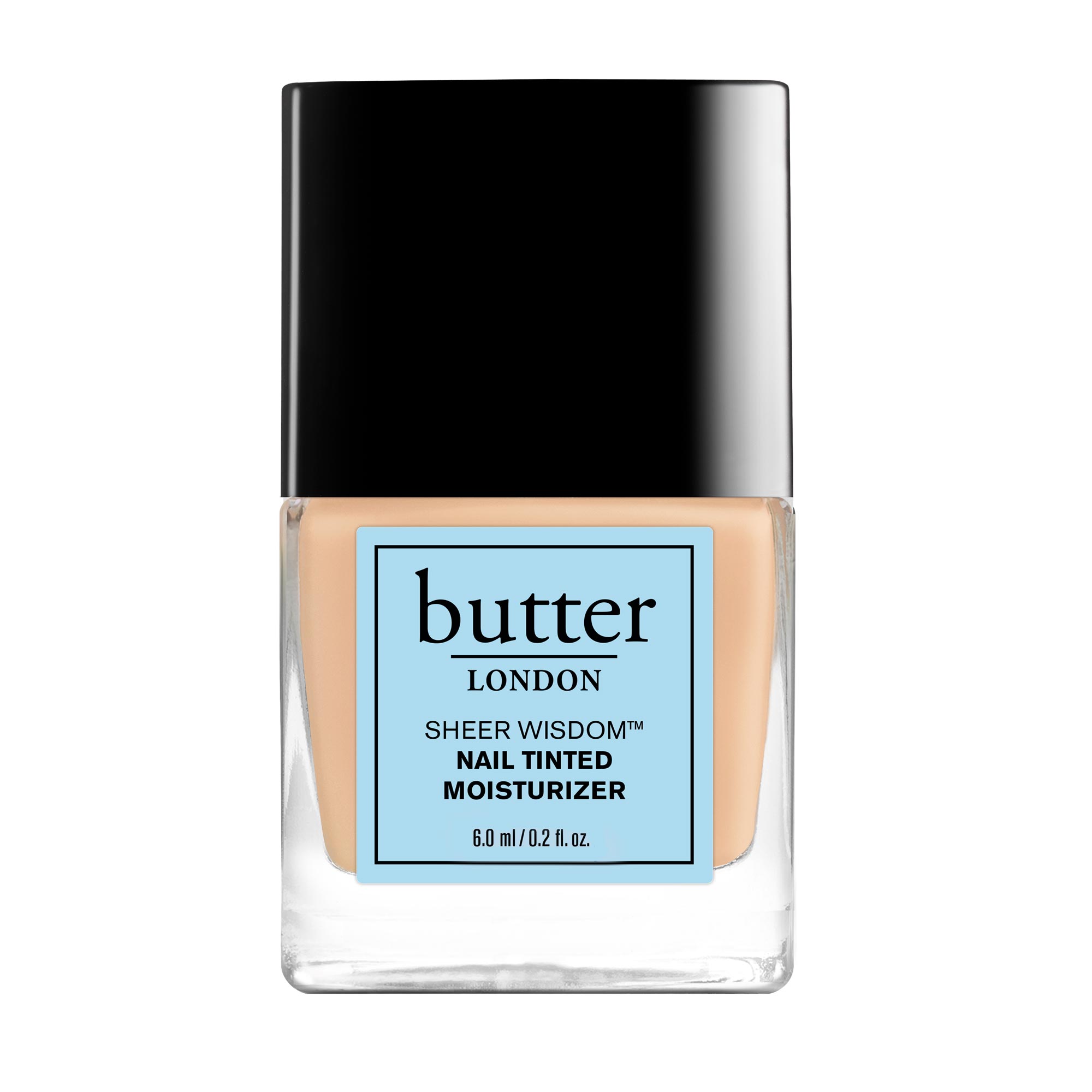 butter LONDON Sheer Wisdom - Hidratante para uñas con color