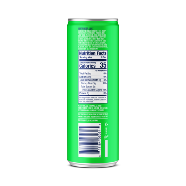 Health-Ade Pop Lemon Lime, 12 fl oz