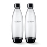 SodaStream 1L Slim Bottles Twin Pack - Black, thumbnail image