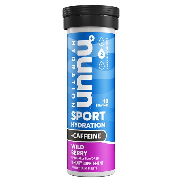 Nuun Sport Hydration + Caffeine Tablets, 10 CT