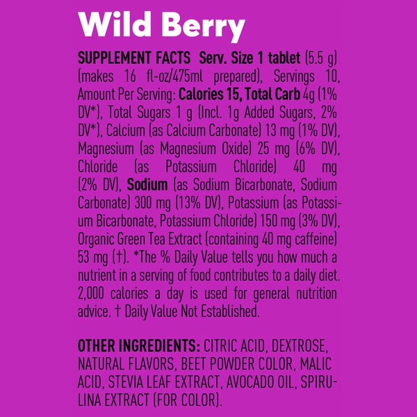 Nuun Sport Hydration + Caffeine Tablets, 10 CT
