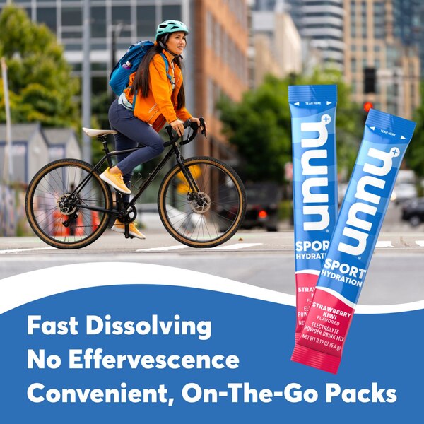 Nuun Sport Hydration Electrolytes PDR Strawberry Kiwi, 10 CT