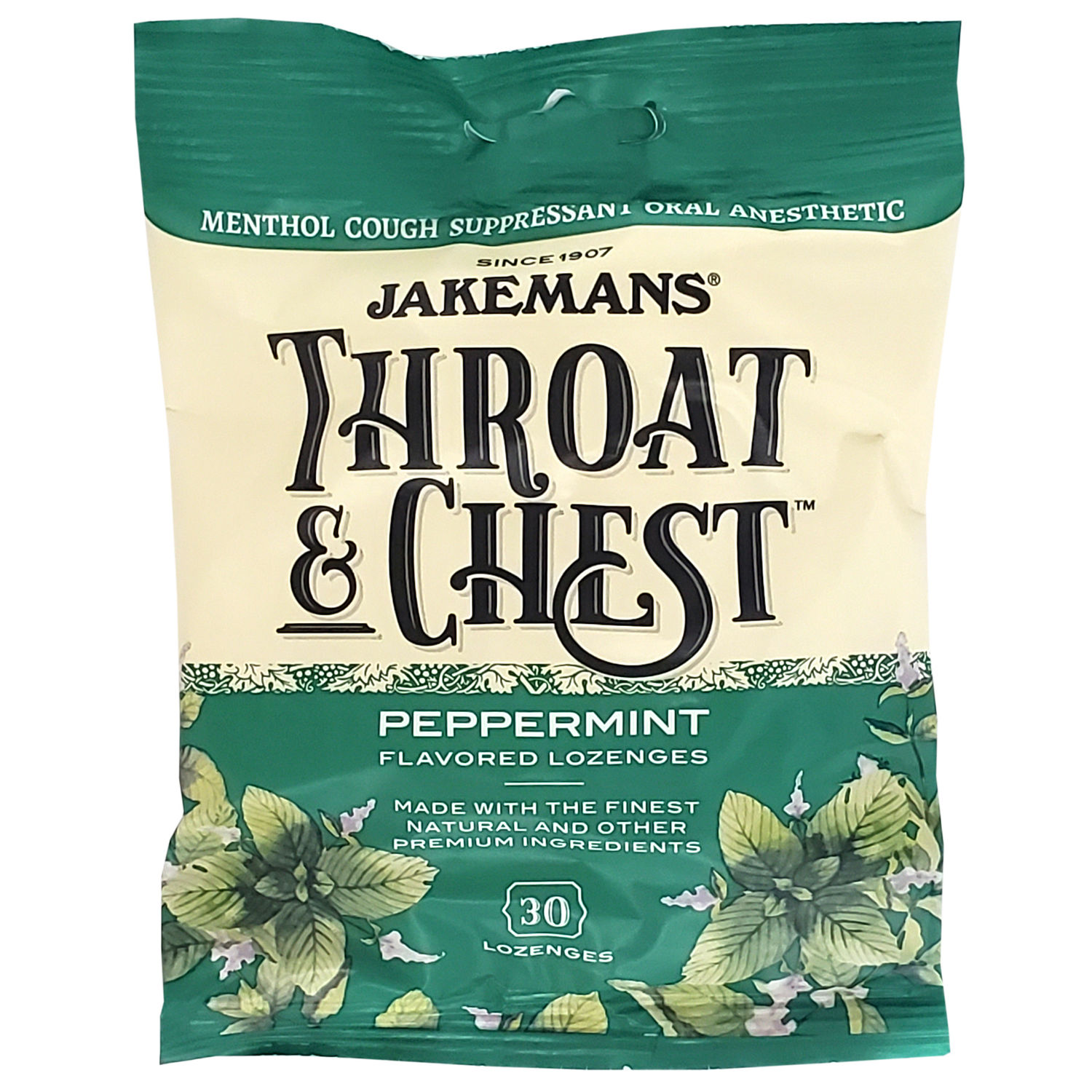 Jakemans Throat & Chest Lozenges Bag, 30CT