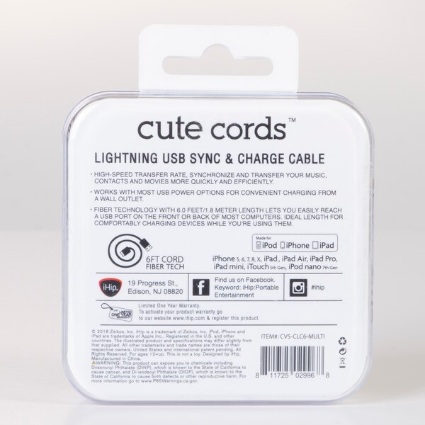 iHip Cute - Cable Lightning de 6 pies