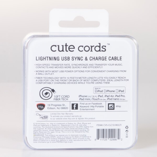 iHip Cute 10FT Lightening Cable