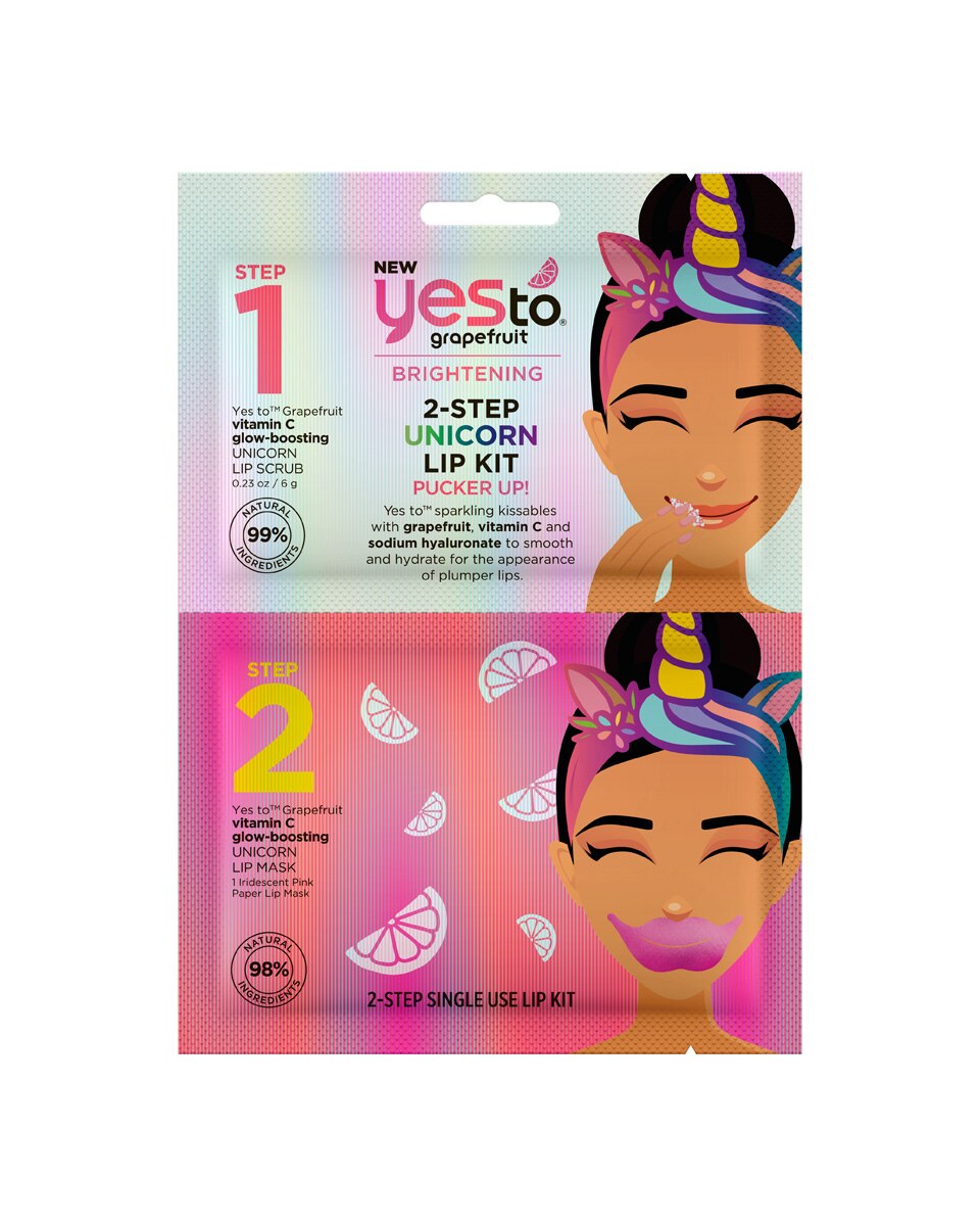 Yes To Grapefruit 2-Step Unicorn Lip Kit