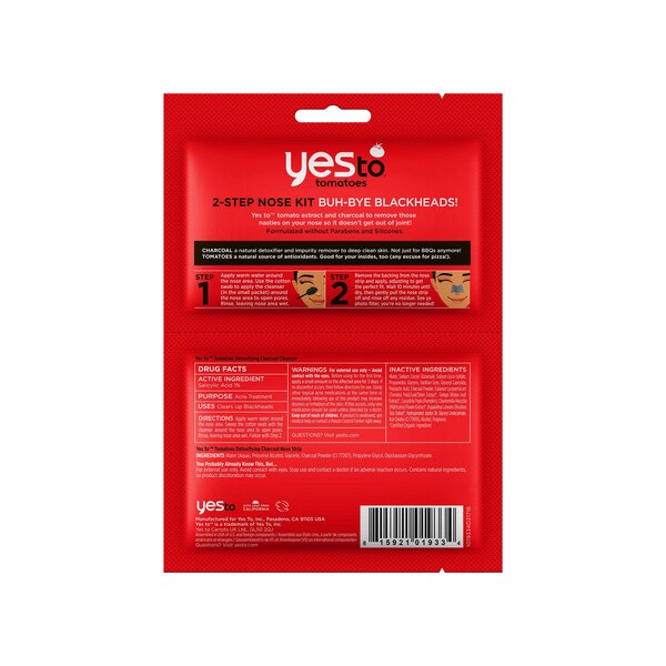 Yes To Tomatoes Charcoal 2-Step Nose Kit Mask