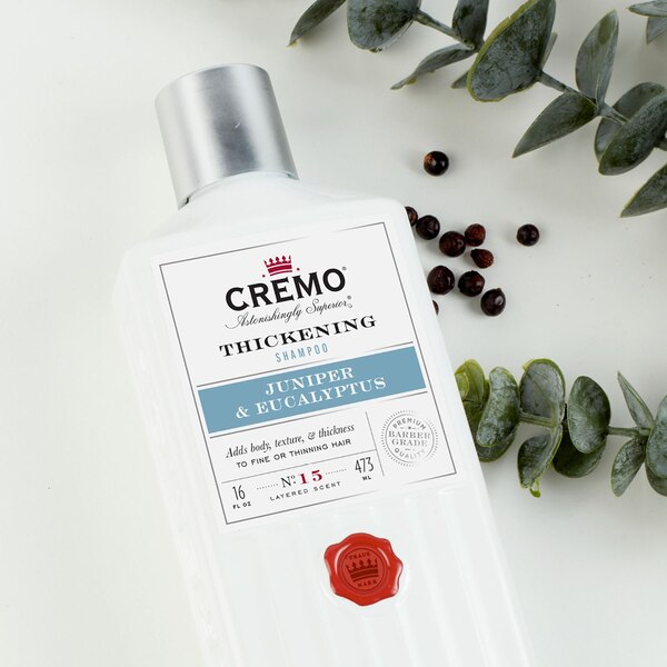 Cremo Thickening Shampoo, Juniper & Eucalyptus, 16 OZ