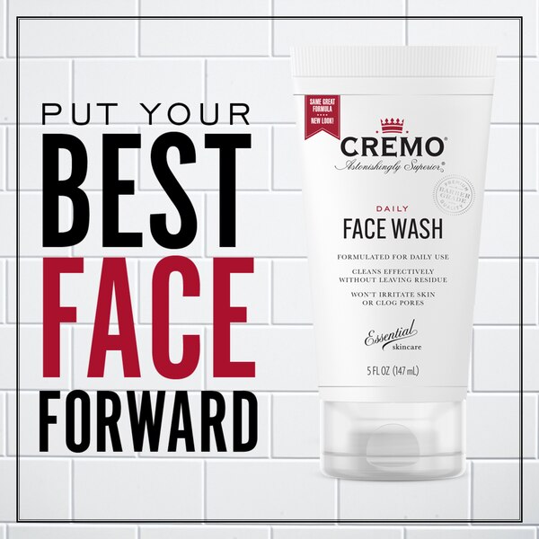 Cremo Daily Face Wash, 5 OZ