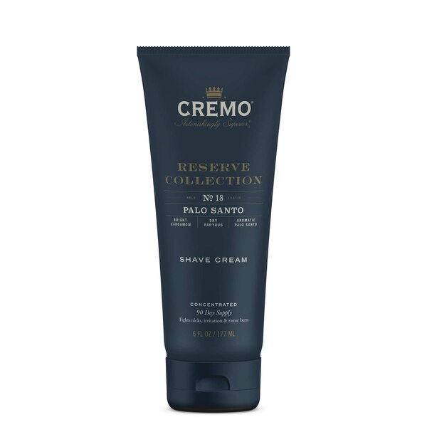 Cremo Reserve Collection Shave Cream, Palo Santo, 6 OZ
