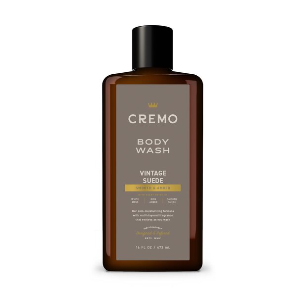 Cremo Body Wash, Vintage Suede, 16 OZ
