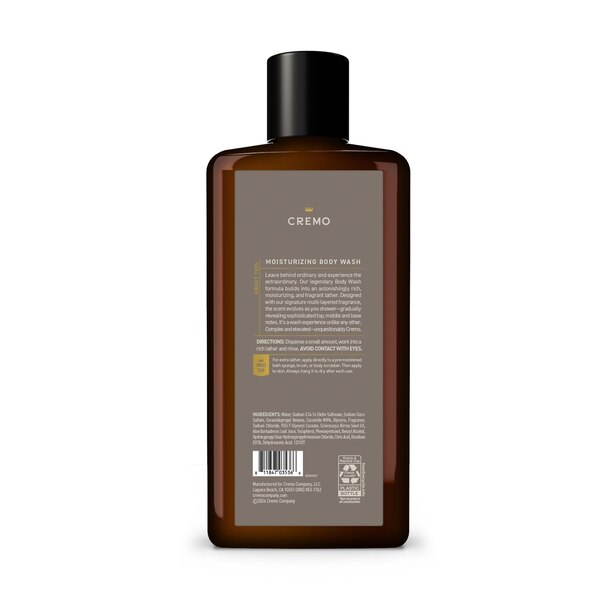 Cremo Body Wash, Vintage Suede, 16 OZ