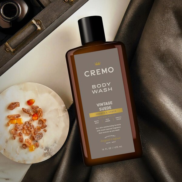 Cremo Body Wash, Vintage Suede, 16 OZ