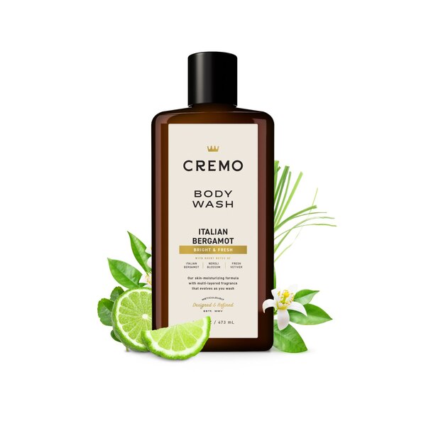 Cremo Body Wash, Italian Bergamot, 16 OZ