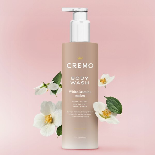 Cremo Body Wash, White Jasmine Amber, 16 OZ
