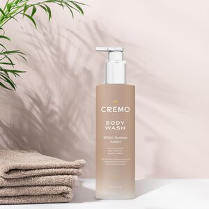 Cremo Women's Body Wash, White Jasmine Amber, 16 OZ