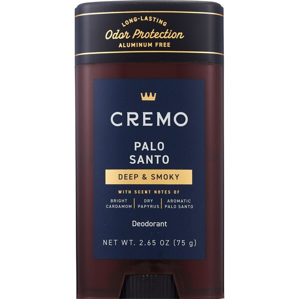 Cremo Deodorant, Palo Santo, 2.65 OZ