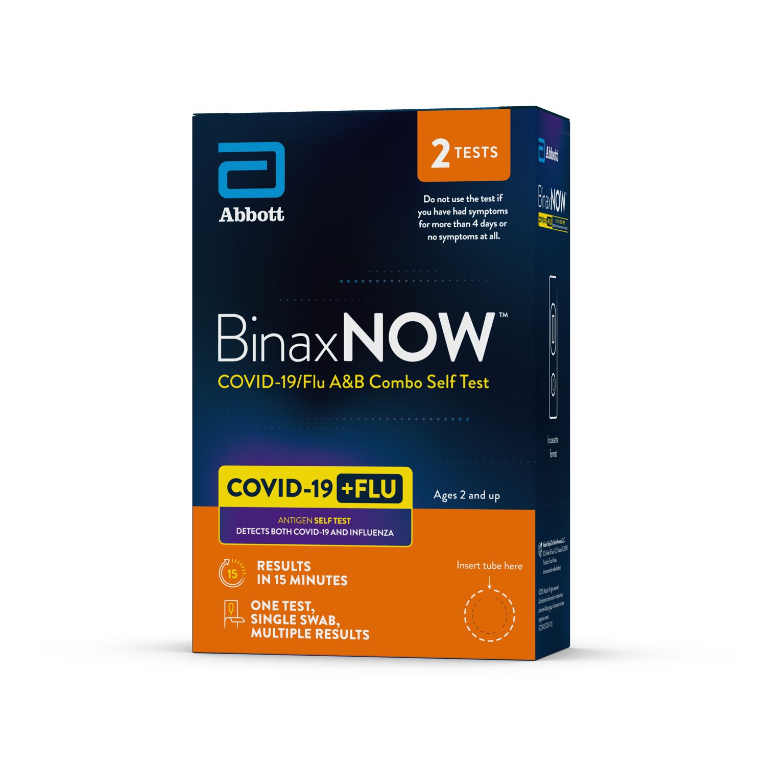 BinaxNOW™ COVID-19/Flu A&B Combo Self Test, 2 CT