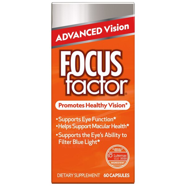 FOCUSfactor Advanced Vision Formula Capsules, 60 CT