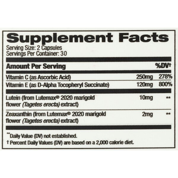 FOCUSfactor Advanced Vision Formula Capsules, 60 CT