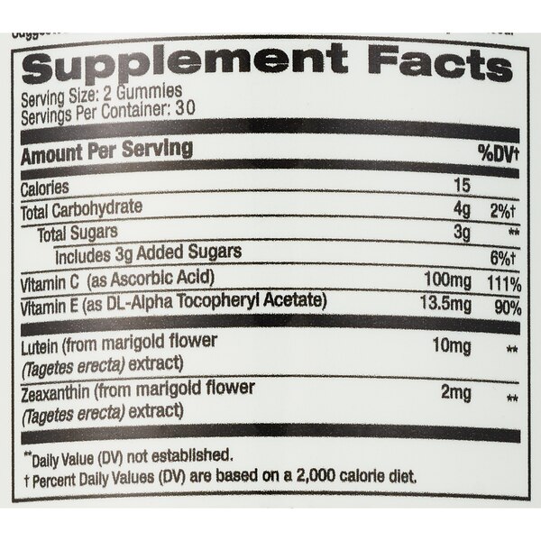 Focus Factor Vision Gummies, 60 CT
