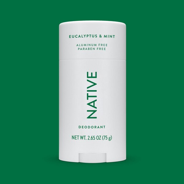 Native Deodorant Stick, Eucalyptus & Mint, 2.65 OZ