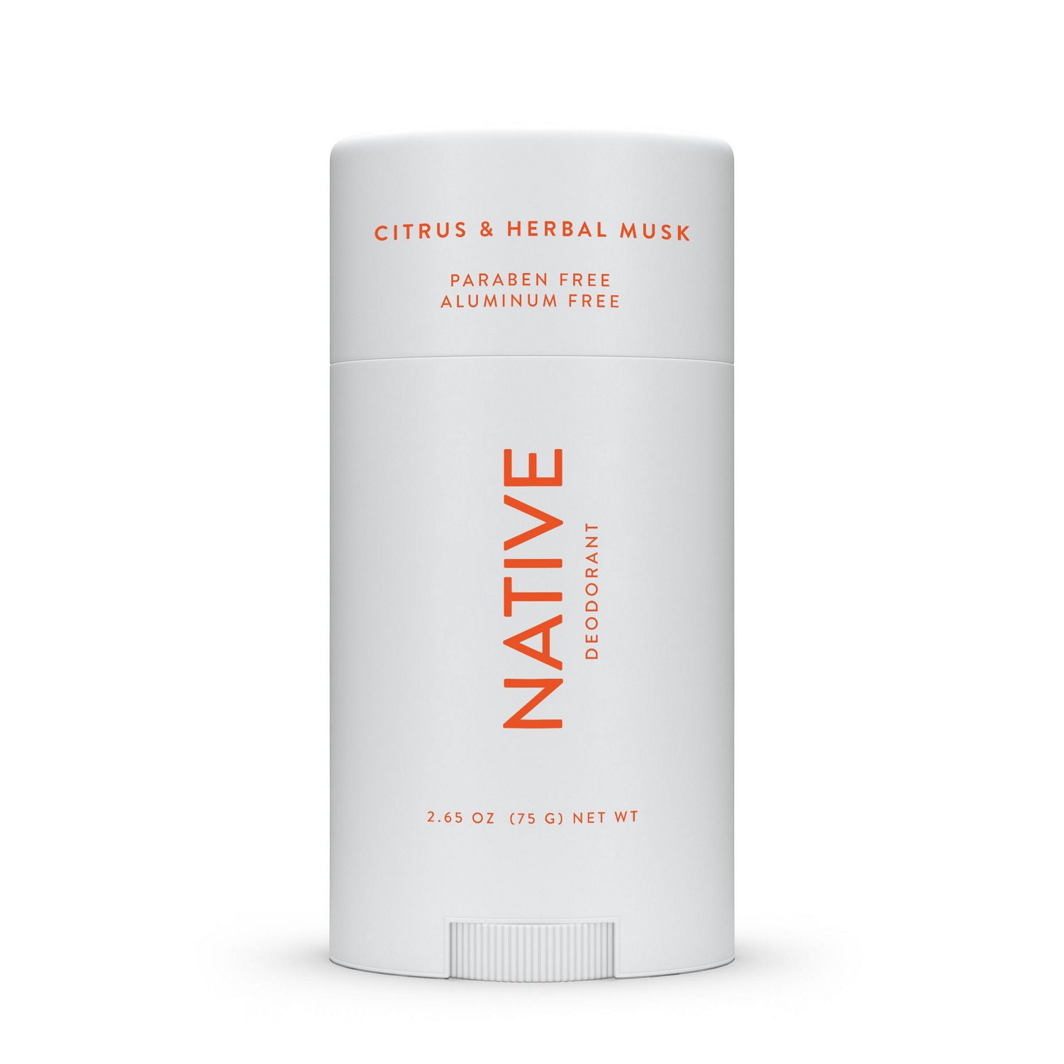 Native Deodorant Stick, Citrus & Herbal Musk, 2.65 OZ