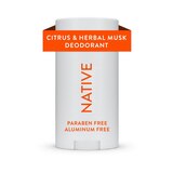 Native Deodorant Stick, Citrus & Herbal Musk, 2.65 OZ, thumbnail image