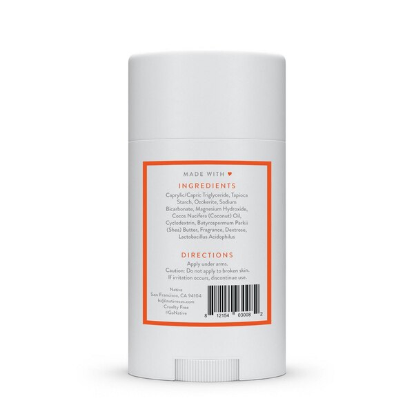 Native Deodorant Stick, Citrus & Herbal Musk, 2.65 OZ