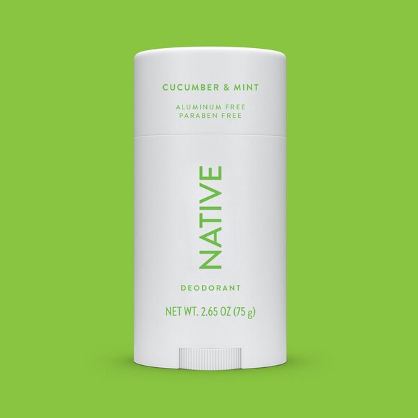 Native Deodorant Stick, Cucumber & Mint, 2.65 OZ
