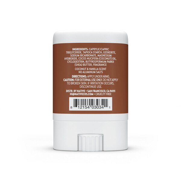Native Deodorant Stick, Coconut & Vanilla, .35 OZ
