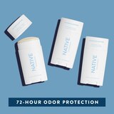 Native Deodorant Stick, Powder & Cotton, 2.65 OZ, thumbnail image 3 of 8
