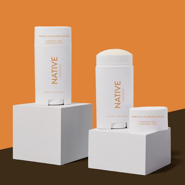 Native Vanilla & Sandalwood Deodorant Stick, 2.65 OZ