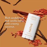 Native Vanilla & Sandalwood Deodorant Stick, 2.65 OZ, thumbnail image