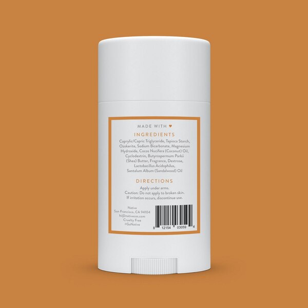 Native Vanilla & Sandalwood Deodorant Stick, 2.65 OZ
