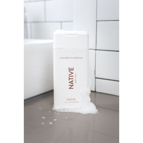 Native Body Wash, Coconut & Vanilla, 3 OZ
