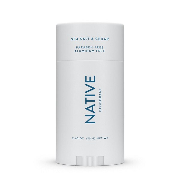 Native Deodorant Stick, Sea Salt & Cedar, 2.65 OZ